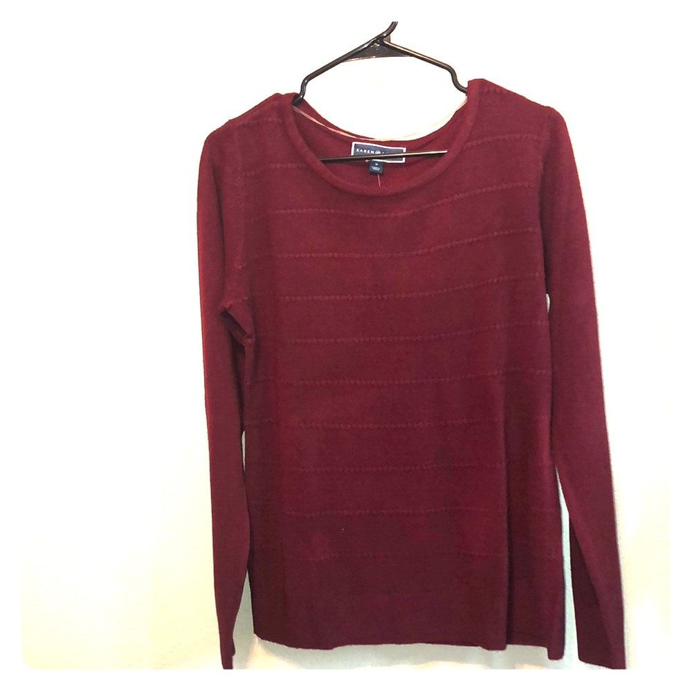 Maroon Long Sleeve Sweater